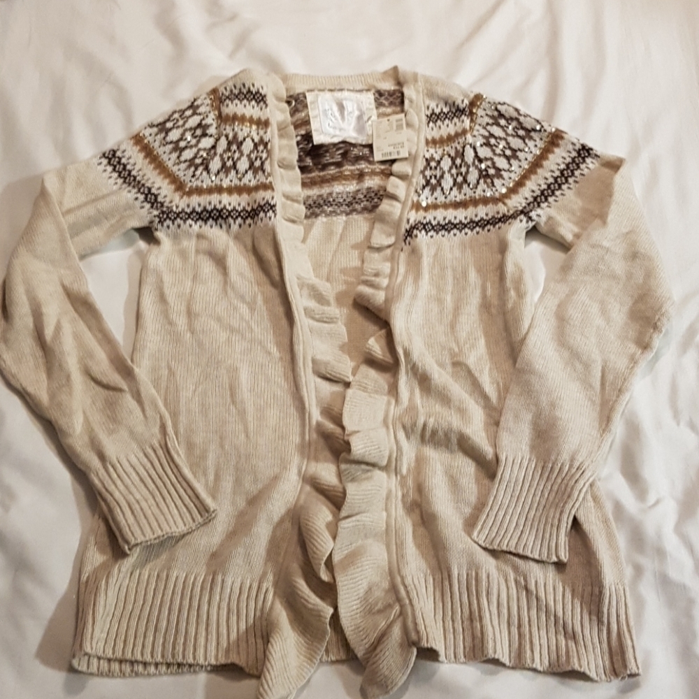 Justice girls knit sweater size 14 New